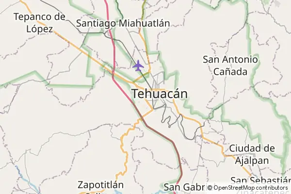 Mapa Tehuacán
