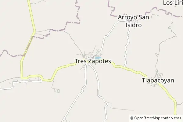 Mapa Tres Zapotes