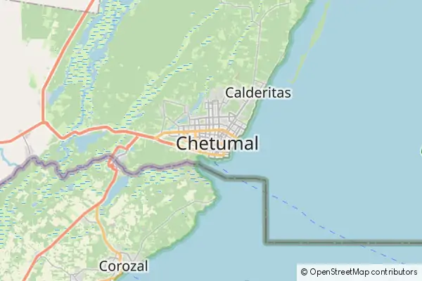 Mapa Chetumal