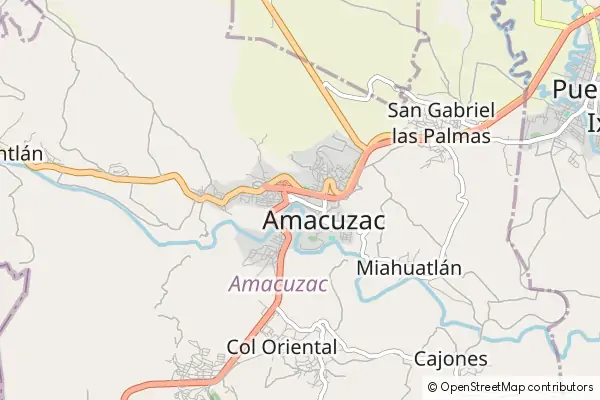 Mapa Amacuzac