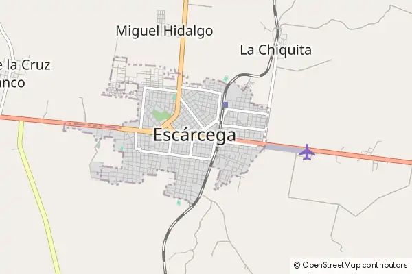 Mapa Escárcega