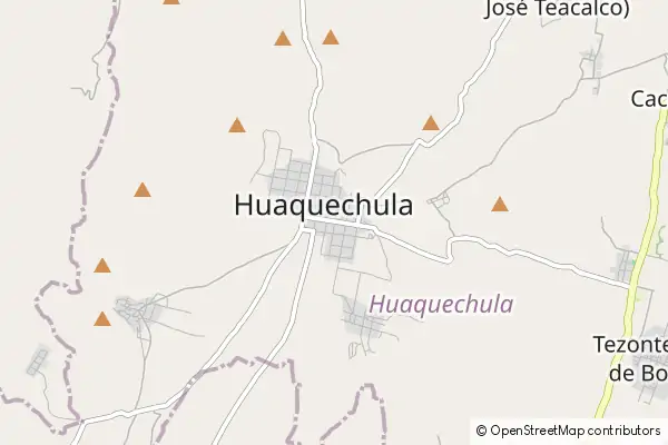 Mapa Huaquechula