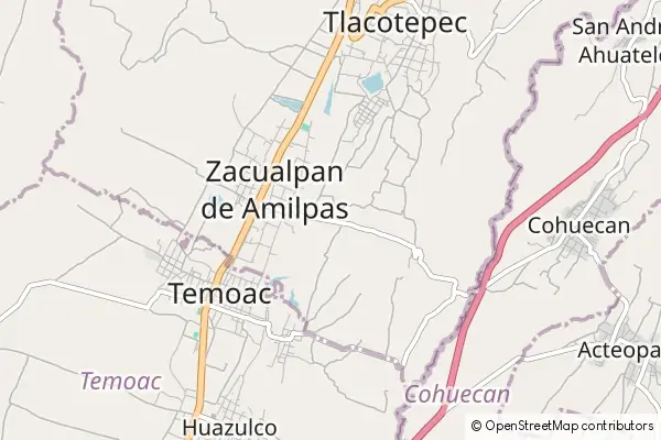 Mapa Zacualpan