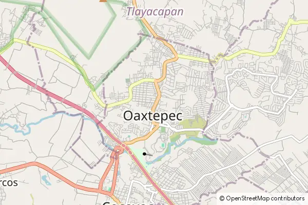 Mapa Oaxtepec