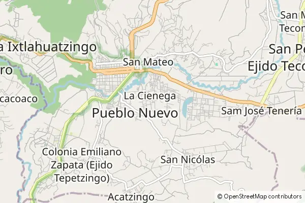 Mapa Tenancingo