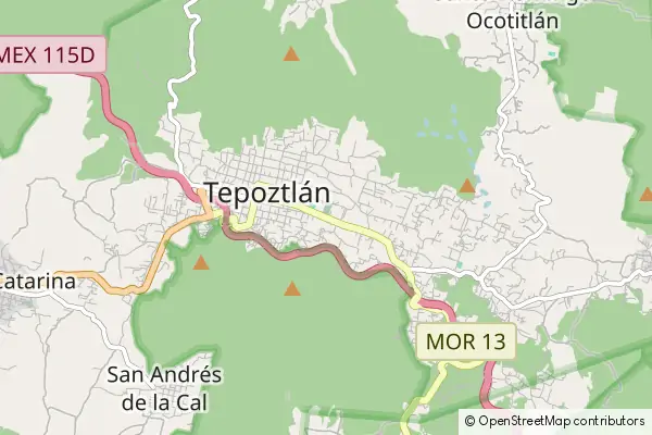 Mapa Tepoztlán