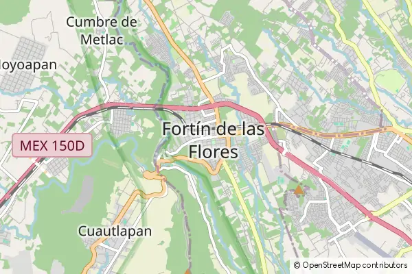 Mapa Fortín de las Flores