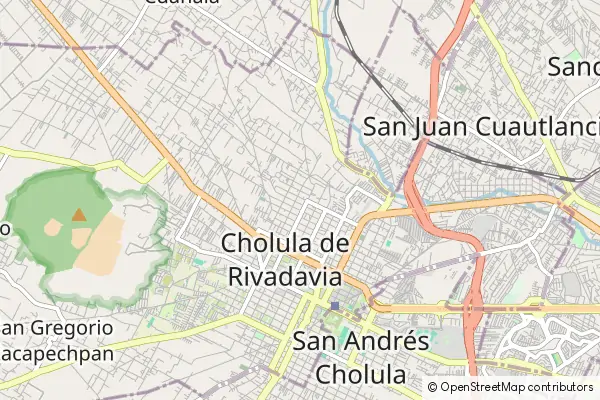 Mapa San Pedro Cholula