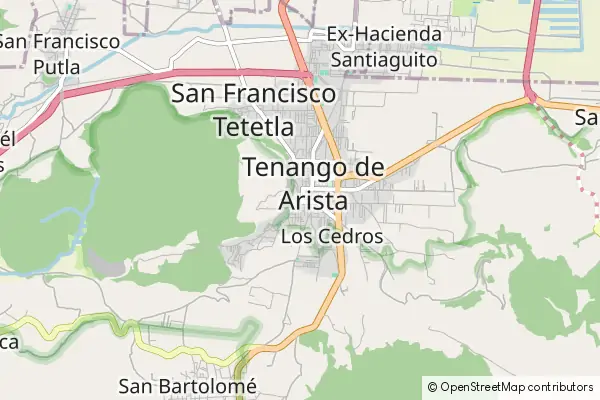 Mapa Tenango del Valle