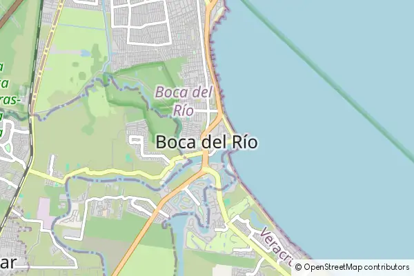 Mapa Boca del Rio