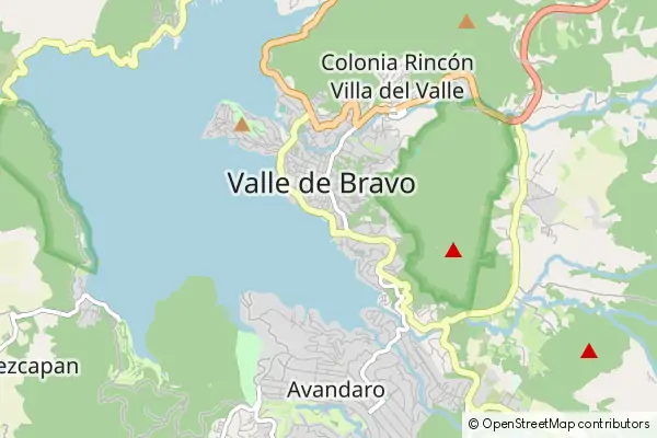 Mapa Valle de Bravo