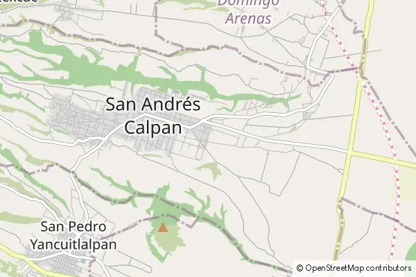 Mapa San Andrés Calpan