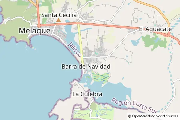 Mapa Barra de Navidad