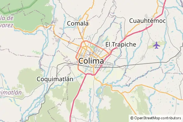 Mapa Colima