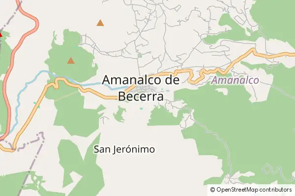 Mapa Amanalco de Becerra