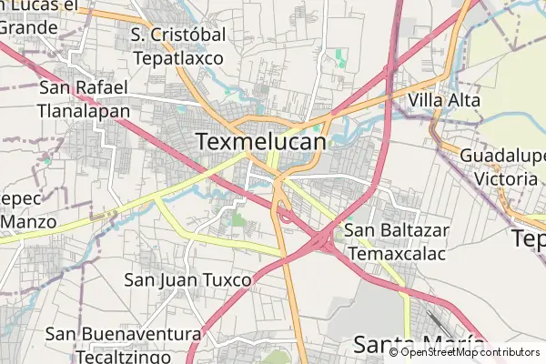 Mapa San Martin Texmelucan de Labastida