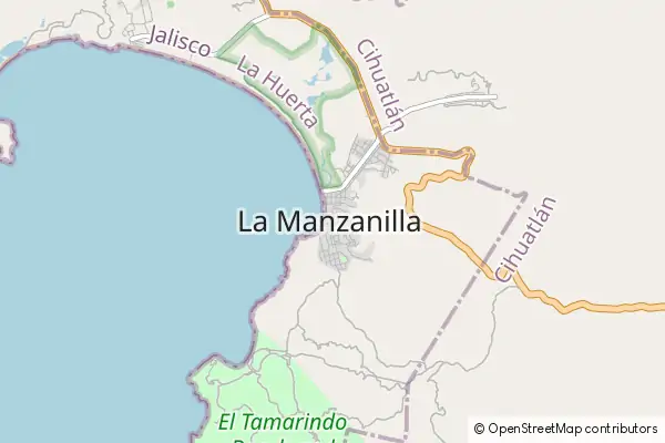 Mapa La Manzanilla