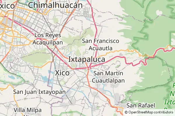 Mapa Ixtapaluca