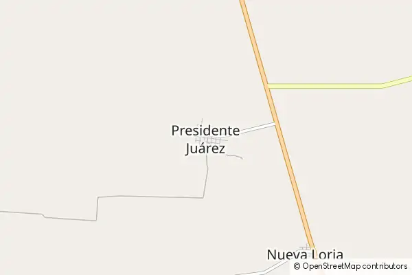 Mapa Puerto Juarez