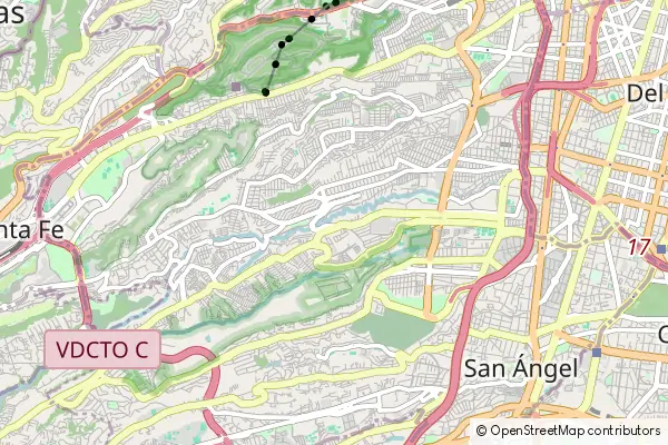 Mapa Alvaro Obregon Municipality