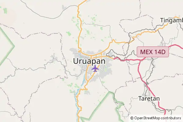 Mapa Uruapan