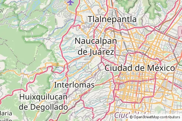 Mapa Huixquilucan