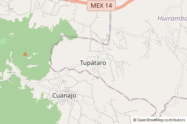 Mapa Tupátaro