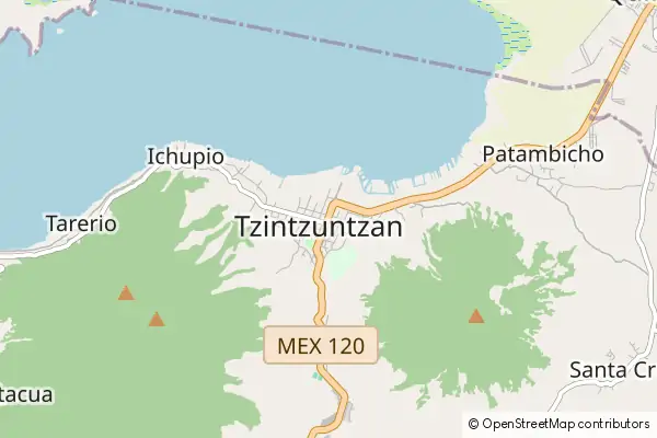 Mapa Tzintzuntzán