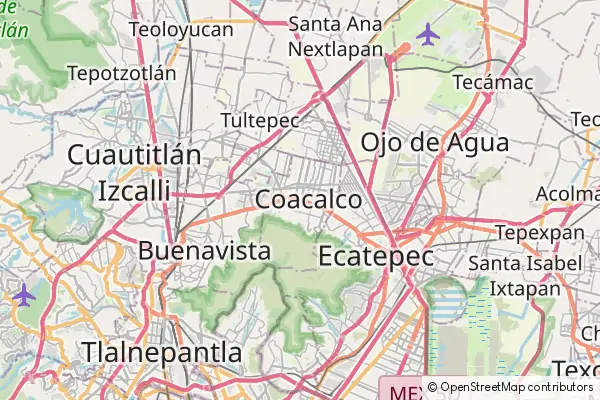 Mapa Coacalco