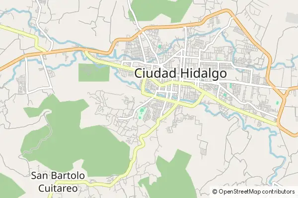 Mapa Ciudad Hidalgo