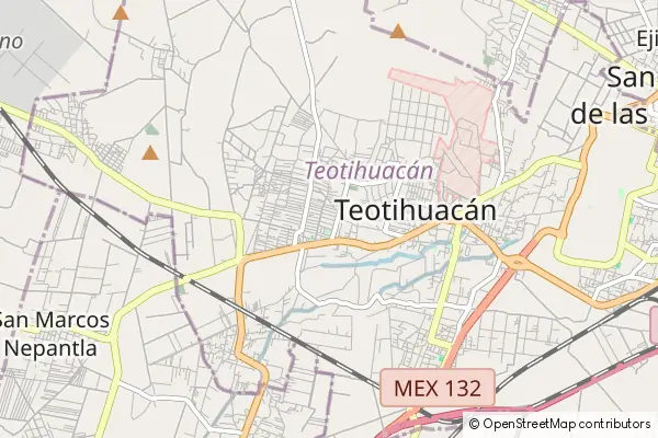 Mapa San Juan Teotihuacan