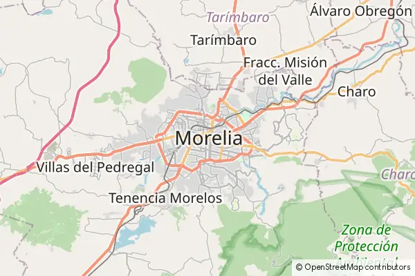 Mapa Morelia