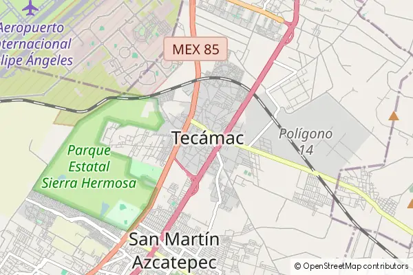 Mapa Tecámac