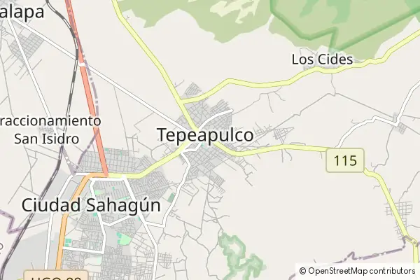 Mapa Tepeapulco