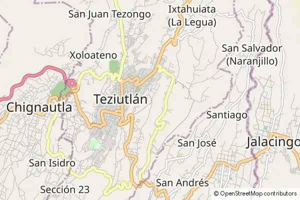 Mapa Teziutlan