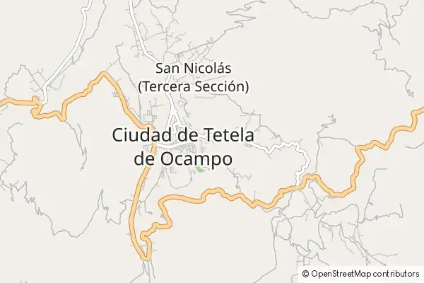 Mapa Tetela de Ocampo