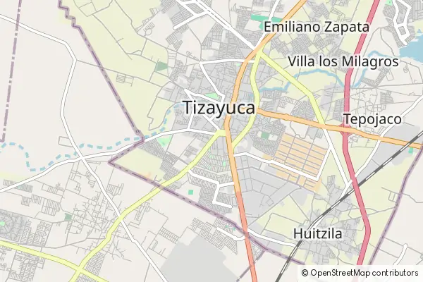 Mapa Tizayuca