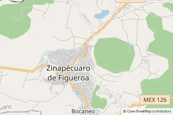 Mapa Zinapécuaro