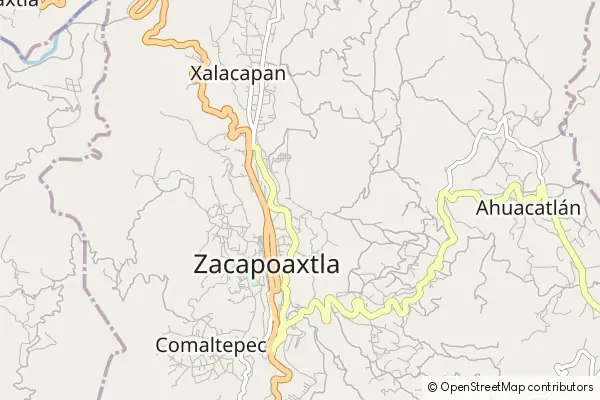 Mapa Zacapoaxtla