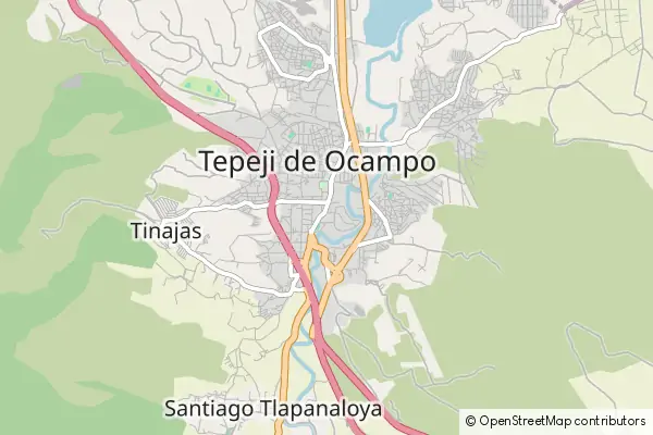 Mapa Tepeji del Rio