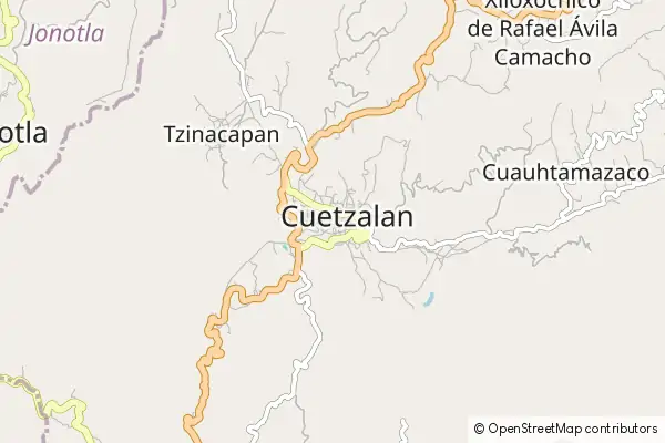 Mapa Cuetzalan