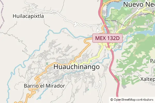 Mapa Huauchinango