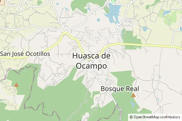 Mapa Huasca de Ocampo