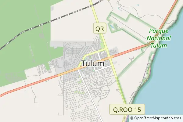 Mapa Tulum