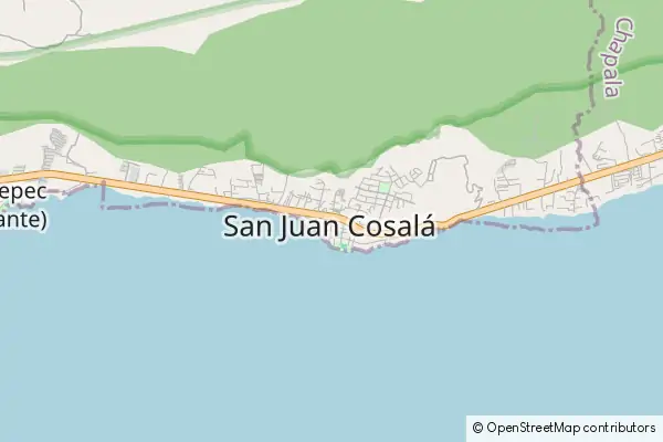 Mapa San Juan Cosalá