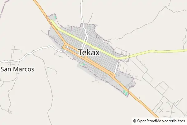 Mapa Tekax