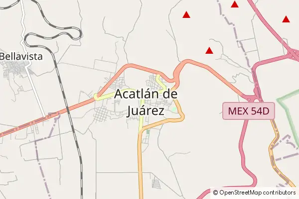 Mapa Acatlán de Juárez