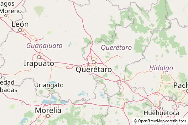 Mapa Santiago de Querétaro