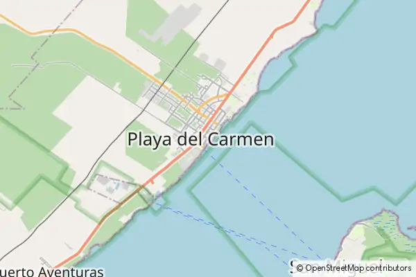 Mapa Playa del Carmen