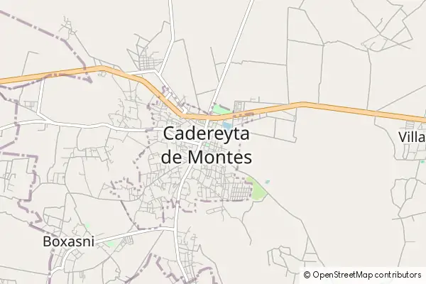 Mapa Cadereyta de Montes